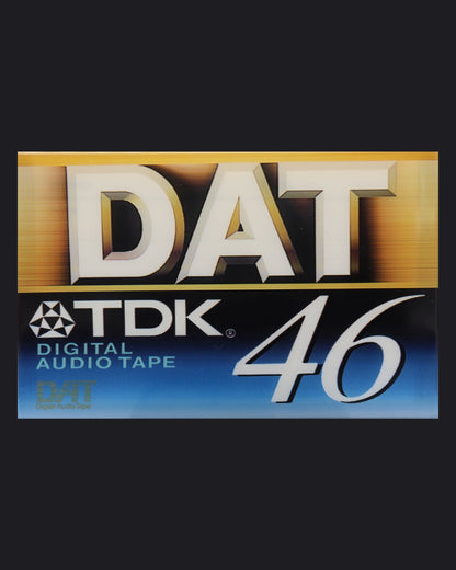 TDK DAT DA-RS blank DAT tape 46 minutes- front view