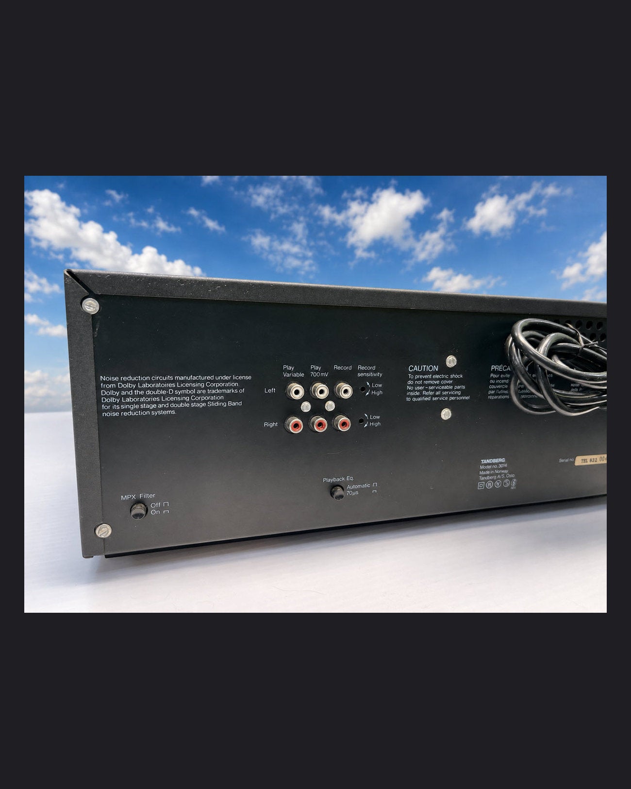 Tandberg 3014 Cassette Deck S/N 65200426 Restored to Perfection!