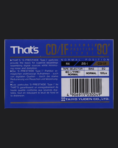 That's CD/IF (1990-1992 EU) Ultra Ferric