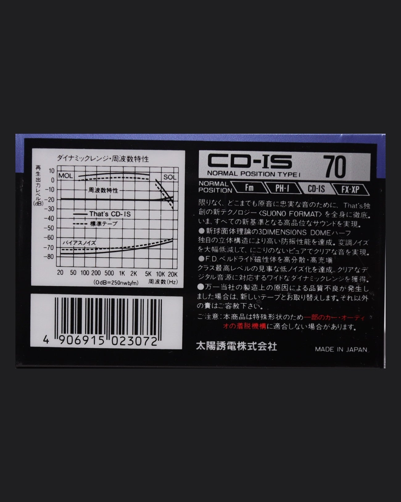 That's CD-IS (1990 JP) Ultra Ferric