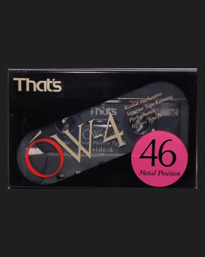 That's OW-4 Type IV blank cassette tape 1991-1992 JP — front view new sealed