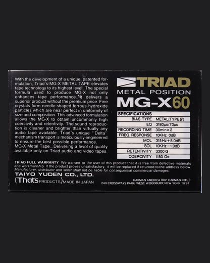 Triad MG-X (1986-1987 US) Ultra Ferric