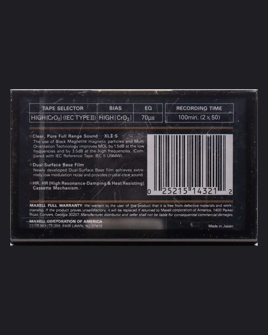 Image of Maxell XLII-S (1991-1992 US) - 90 Minutes
