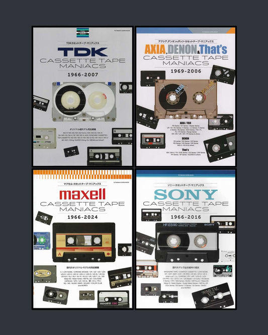 Cassette Tape Maniacs Book Full Set of 4!
